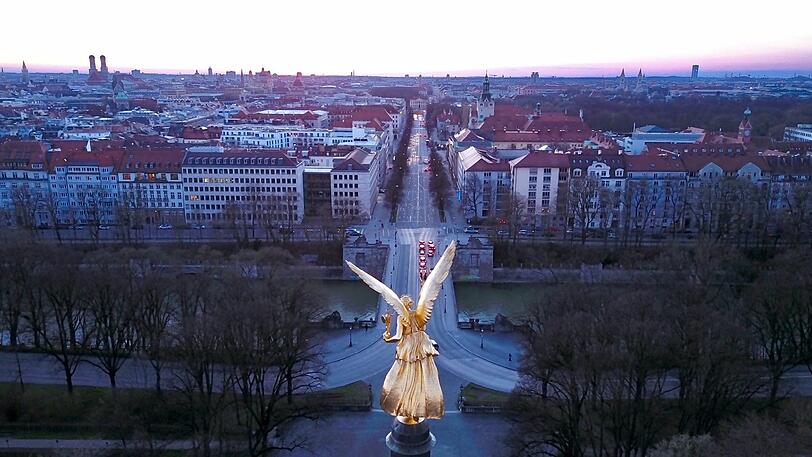 München von oben! Bavaria, Friedensengel, Stadtpanorama - so haben Sie München noch nie gesehen.