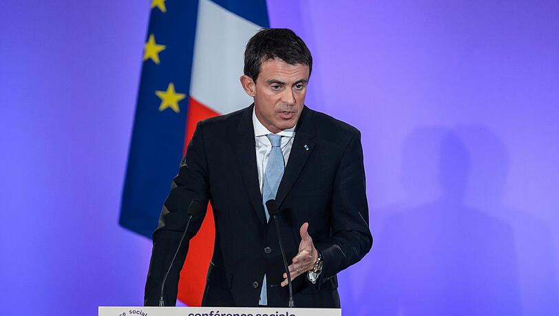 Frankreichs Premierminister Manuel Valls: "Ein weiteres Mal ein terroristisches Projekt verhindert." Frankreichs Premierminister Manuel Valls: "Ein weiteres Mal ein terroristisches Projekt verhindert."