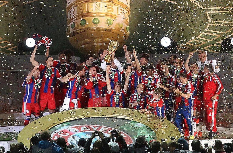 1. FC Bayern München - 17 Pokalsiege (20 Finalteilnahmen)