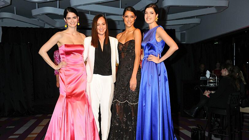 Shermine Shahrivar, Heydi Nunez Gomez, Rebecca Mir und Marie Nasemann. Shermine Shahrivar, Heydi Nunez Gomez, Rebecca Mir und Marie Nasemann.