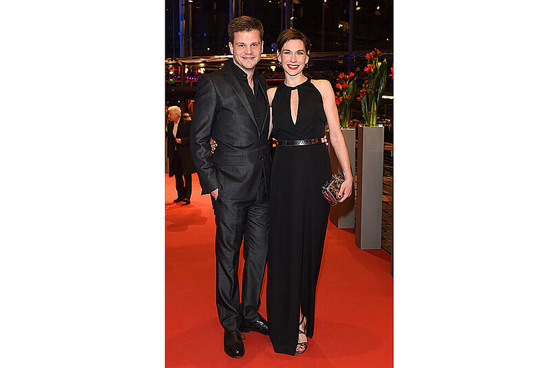 Christiane Paul und Benjamin Herrmann bei der Berlinale.