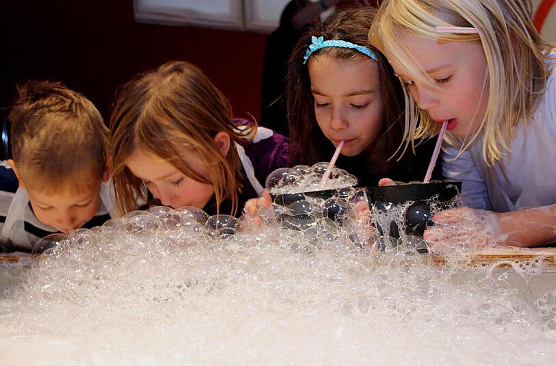 Seifenblasen? Machen Kindern immer Spaß!