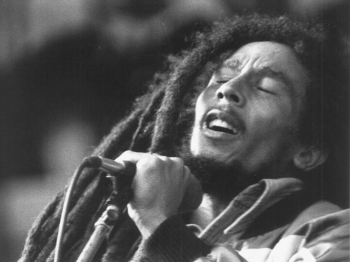 Reggae-Ikone und Superstar: Bob Marley.