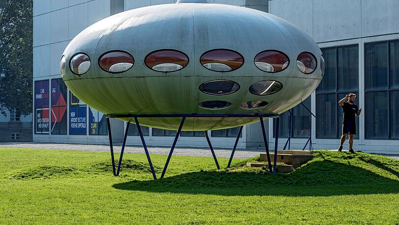 Das Futuro-Haus an der Pinakothek der Moderne.