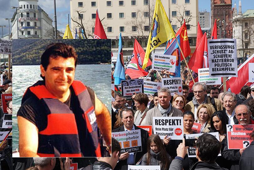 Der Münchner Theodorus Boulgarides wurde vom Nationalsozialistischen Untergrund erschossen. Vor dem Prozessbeginn am Mittwoch haben 5500 Demonstranten in München an das Schicksal der Opfer erinnert.