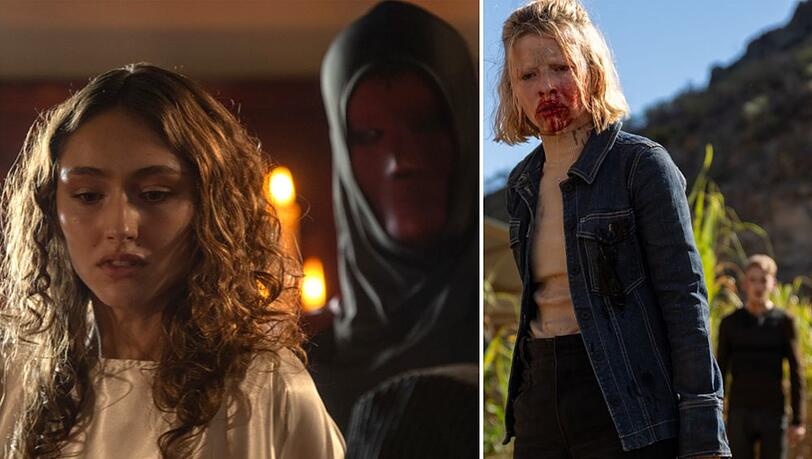 Emily Kusche (l.) und Karoline Schuch in der neuen Staffel "Oderbruch". Emily Kusche (l.) und Karoline Schuch in der neuen Staffel "Oderbruch".