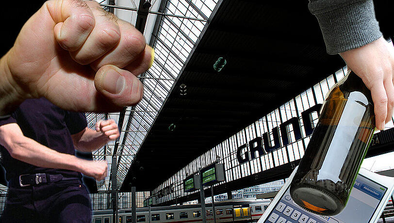 In der Nacht auf Donnerstag hat's drei Mal am Münchner Hauptbahnhof gekracht. Die Polizei musste sich mit Körperverletzungen, einem Flaschenwurf und einem Knochenbruch befassen. (Archiv-/Symbolbild) In der Nacht auf Donnerstag hat's drei Mal am Münchner Hauptbahnhof gekracht. Die Polizei musste sich mit Körperverletzungen, einem Flaschenwurf und einem Knochenbruch befassen. (Archiv-/Symbolbild)
