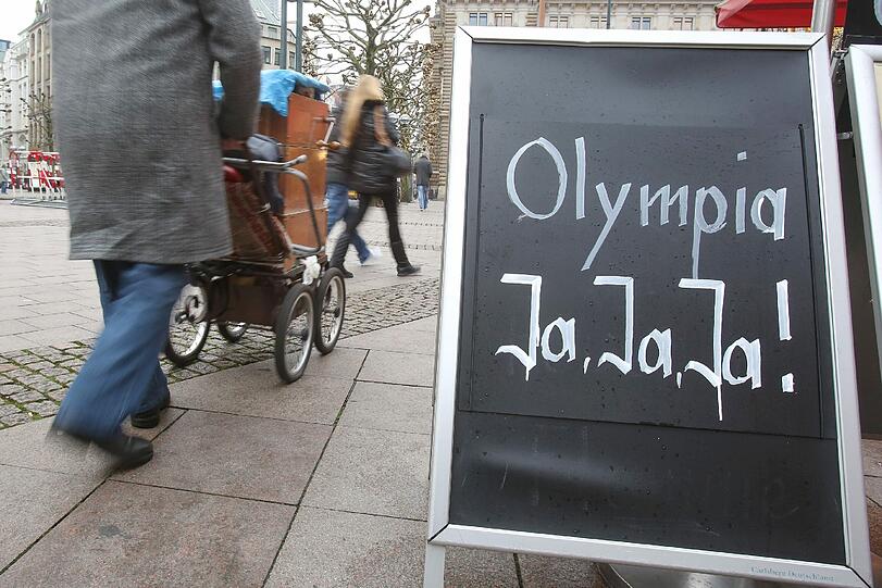 Ja, Ja, Ja? Am Ende entschied eine knappe Mehrheit: Es wird keine Olympia-Bewerbung für Hamburg geben.