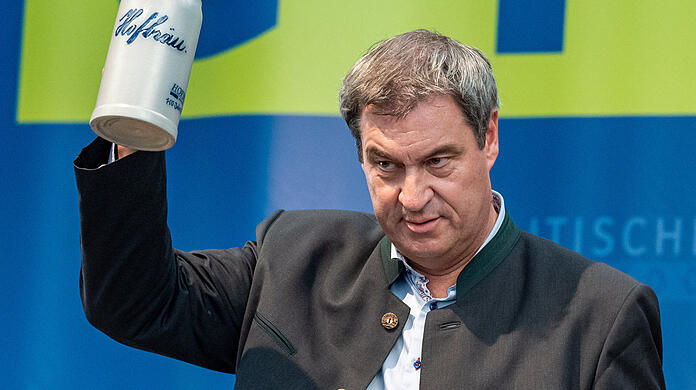 Erster: Laut einer Insa-Umfrage ist der bayerische Ministerpräsident Markus Söder (CSU) der beliebteste Politiker Deutschlands. (Archiv)