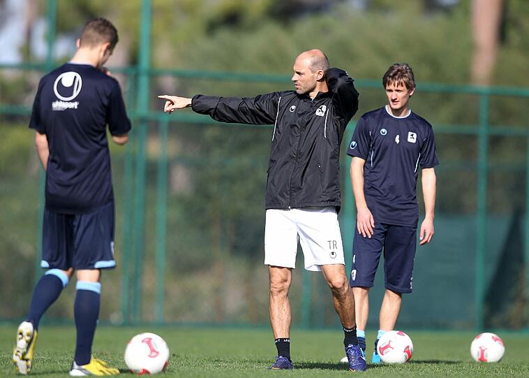 Vormittagstraining an Tag 5 in Belek. Heute Nachmittag haben die Spieler frei.