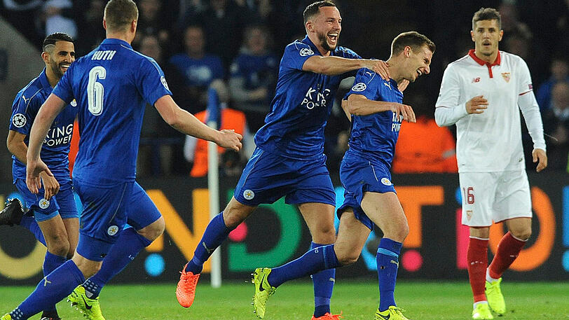 Leicester City hat im Viertelfinal-Rückspiel der Champions League 2:0 gegen den FC Sevilla gewonnen.