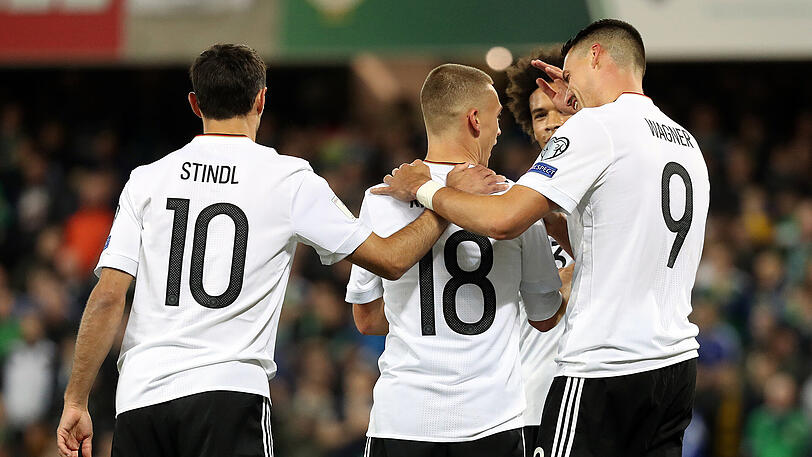 Mit dem Sieg gegen Nordirland qualifizierte sich die deutsche Nationalmannschaft für die WM 2018 in Russland.