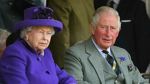 Queen Elizabeth II. und ihr ältester Sohn, Prinz Charles