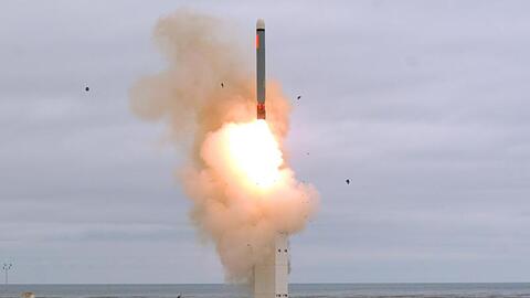 Start eines US-Marschflugkörpers vor der Küste Kaliforniens.