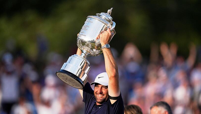Scottie Scheffler holte sich bei der PGA Championship den dritten Major-Sieg seiner Karriere.