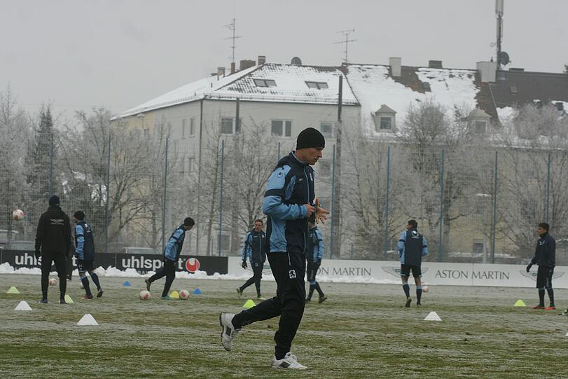 Der Neuzugang ist da: Rob Friend bei seinem ersten Training an der Grünwalder Straße am Donnerstag.