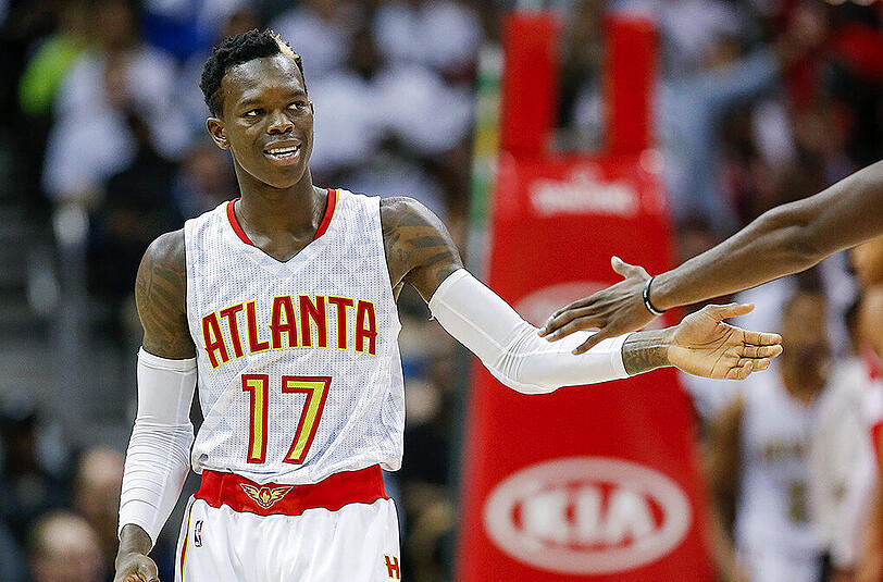 Einer der deutschen Superstars in der NBA: Dennis Schröder von den Atlanta Hawks.