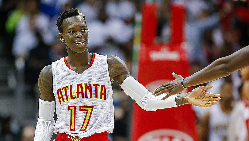 Einer der deutschen Superstars in der NBA: Dennis Schröder von den Atlanta Hawks. Einer der deutschen Superstars in der NBA: Dennis Schröder von den Atlanta Hawks.