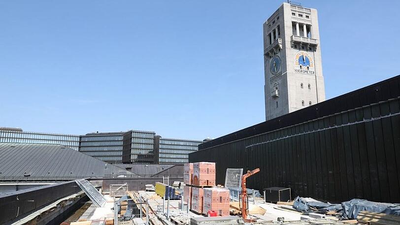 Großbaustelle Deutsches Museum.