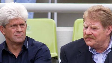 Geschiedene Leute: Die ehemaligen Männerfreunde Werner Lorant (l.) und Karl-Keinz Wildmoser.