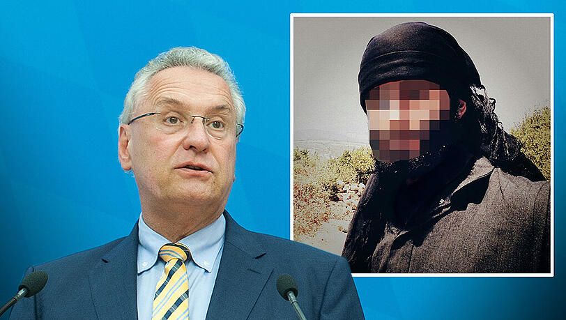 Innenminister Joachim Herrmann ließ Erhan A. (r) im Oktober 2014 abschieben. Der Islamist soll sich nun wieder im Krisengebiet aufhalten und wirbt auf Facebook weiter für den Dschihad. Innenminister Joachim Herrmann ließ Erhan A. (r) im Oktober 2014 abschieben. Der Islamist soll sich nun wieder im Krisengebiet aufhalten und wirbt auf Facebook weiter für den Dschihad.