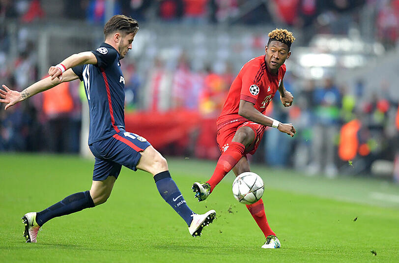 David Alaba: Note 3. Er und Ribéry, das passt einfach. Unterstützte den Franzosen ohne Ende in der Offensive. Ließ dann aber Griezmann vor dem 1:1 laufen.