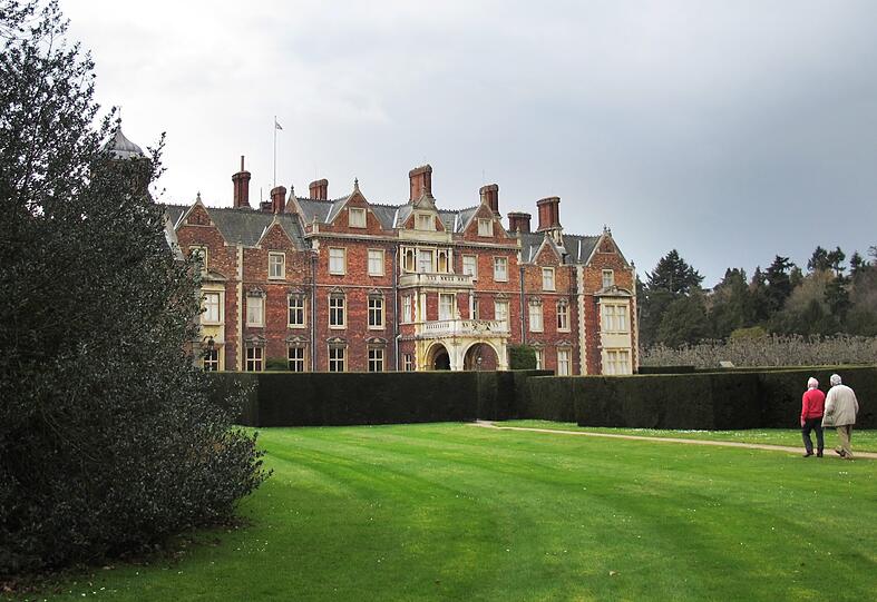 Hier wollen Harry und Meghan ihr Weihnachtsfest nicht verbringen: das Schloss Sandringham in Norfolk.