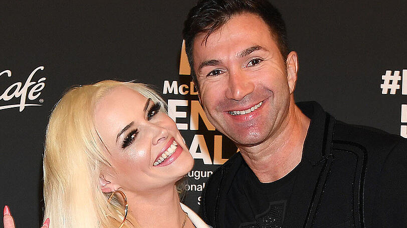 Daniela Katzenberger und ihr Ehemann Lucas Cordalis bei einem Auftritt in München