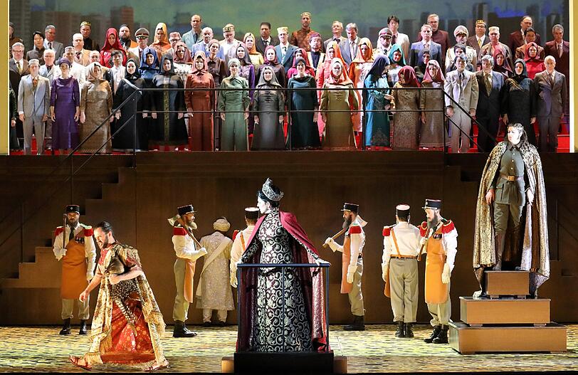 Chorszene in "Semiramide".