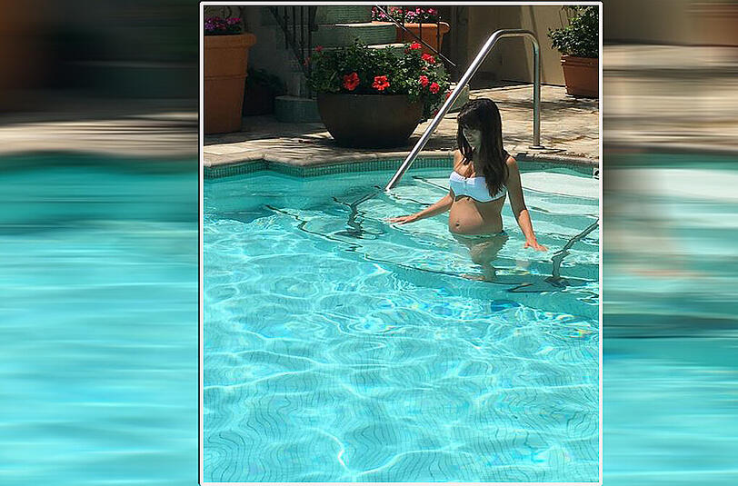 Für Hilaria Baldwin ist es bereits die dritte Schwangerschaft.