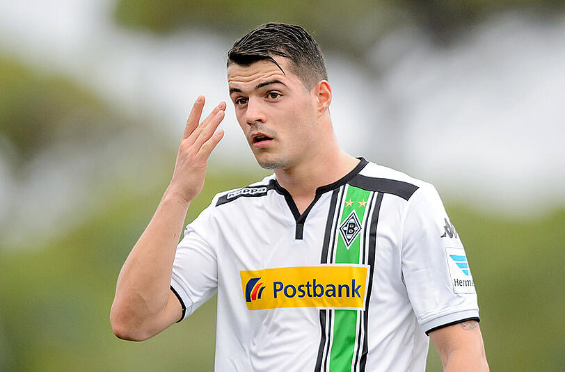 Der Gladbacher Granit Xhaka weckt Interesse bei Manchester City