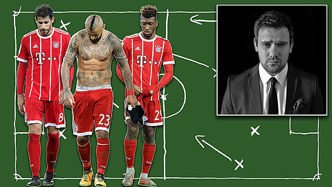 Bild mit Seltenheitswert: Für die Bayern-Stars Javi Martínez, Arturo Vidal und Kingsley Coman (von links) gab es in dieser Saison bislang erst drei Niederlagen.