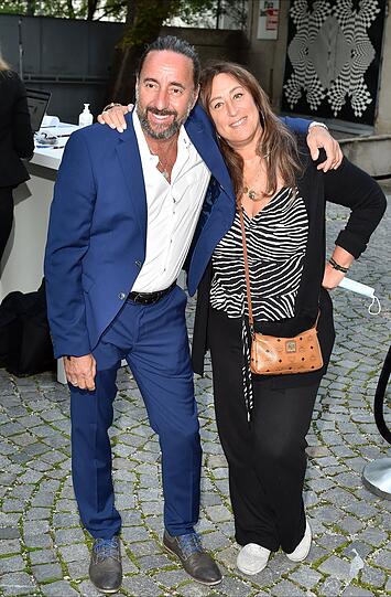 Dieter Landuris und Ehefrau Natascha Landuris 
Movie meets Media auf der Praterinsel  München am 10.09.2020