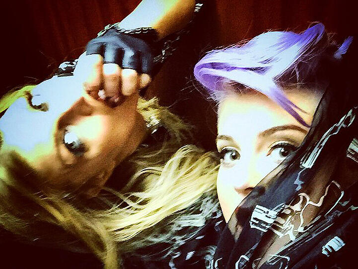 Gemeinsam unterwegs: Kelly Osbourne und Fergie
