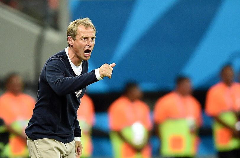 US-Trainer Jürgen Klinsmann im Spiel gegen Portugal.