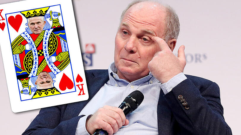 Uli Hoeneß: öffentliches Nachdenken über den Trainer, seinen Herzkönig Jupp Heynckes.