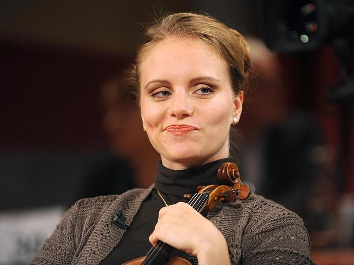 Die Star-Geigerin Julia Fischer. Foto: Ingo Wagner/Archivbild