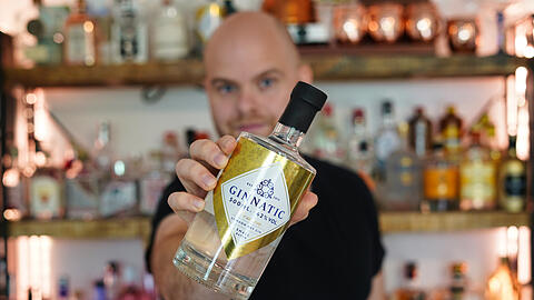 Maximilian Mende mit dem neuen "Ginnatic".