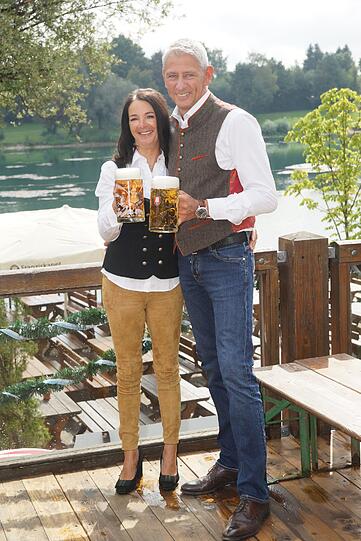 Siegfried Able zusammen mit Ehefrau Sabine.