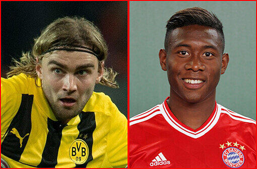 SCHMELZER vs. ALABA&bdquo;Bester Linksverteidiger Deutschlands gegen den besten Europas. Alaba: Total cool, nie foul, kein linker Vogel. Schmelzer hatte viele Auf und Abs.&ldquo;Punkt für Bayern. Stand: 2:3