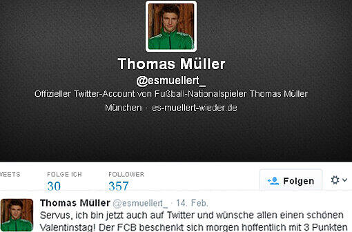 Es müllert jetzt auch auf Twitter.