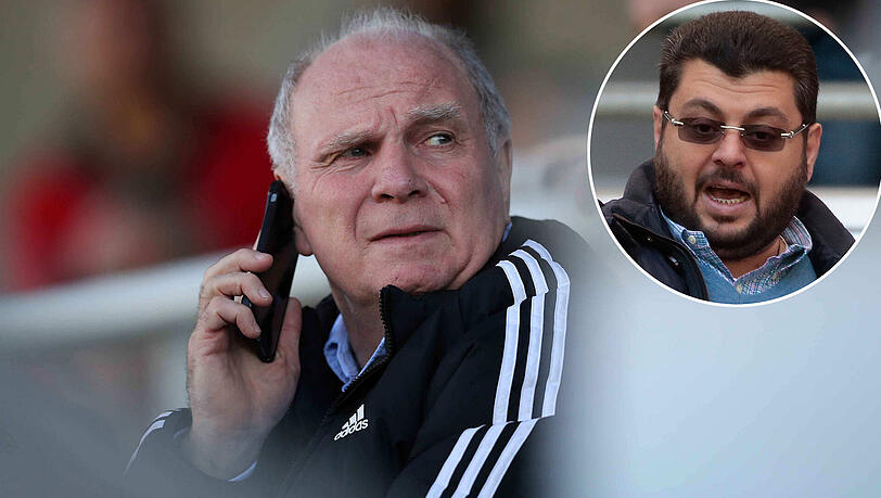 Werden wohl keine besten Freunde: Uli Hoeneß und Hasan Ismaik. Werden wohl keine besten Freunde: Uli Hoeneß und Hasan Ismaik.