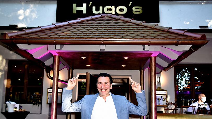 Ugo Crocamo vor seinem neuen Promi-Lokal in Grünwald.