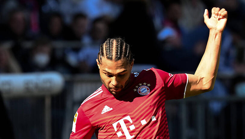 Torschütze zum 2:0: Gnabry zieht ab. Torschütze zum 2:0: Gnabry zieht ab.