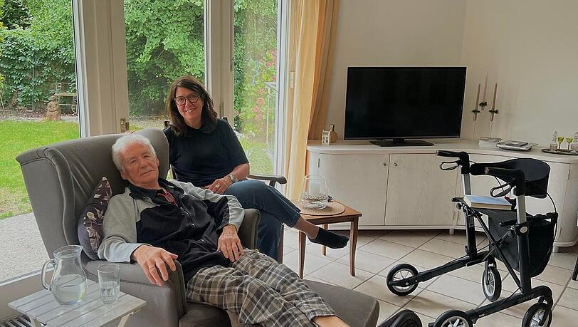 Seit April hat die Ehrenamtliche des Hospizvereins Landshut, Karin Strobl, den 82-j&auml;hrigen Richard Bechinger besucht.