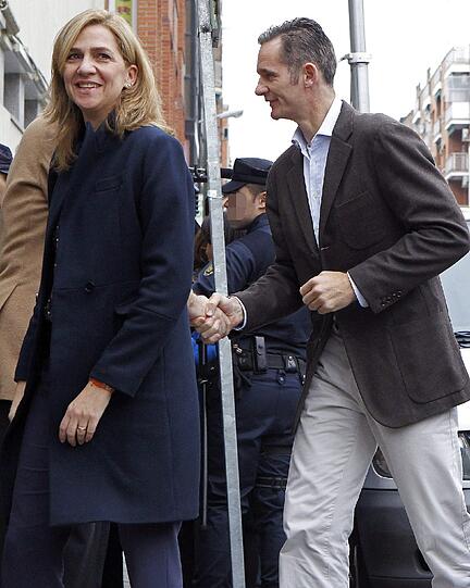Die spanische Königstochter Cristina und ihr Ehemann Inaki Urdangarin.