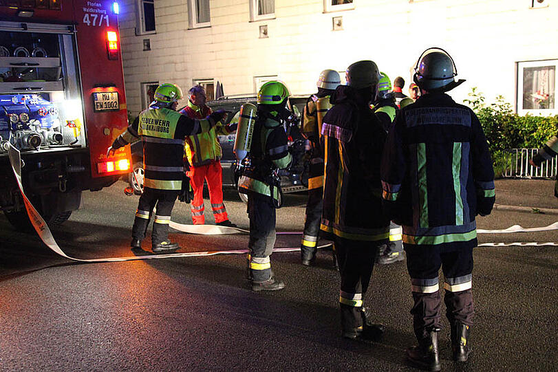 Die Bilder vom Feuerwehreinsatz in Waldkraiburg.