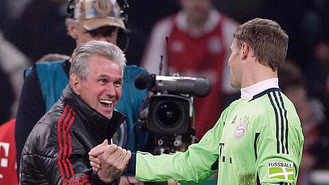 Berlin! Heynckes und Neuer schlagen nach dem Sieg gegen Gladbach ein.