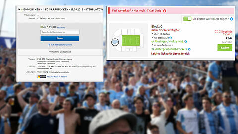 Die Tickets für das Relegationsspiel der Löwen tauchen schon auf dem Schwarzmarkt auf.