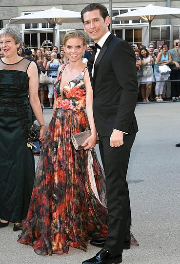 Sebastian Kurz (Österreichischer Bundeskanzler) mit Susanne Thier